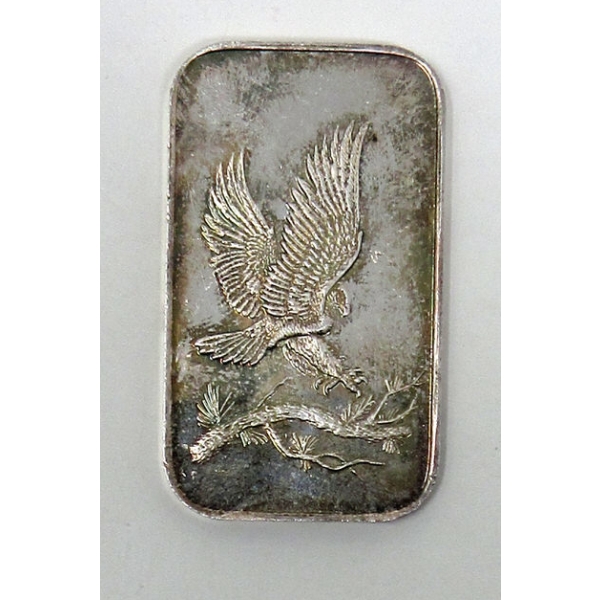 1 Oz .999 Silver Eagle SilverTowne Bar 