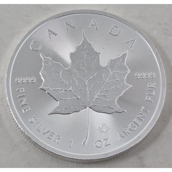 1 Oz .9999 Silver 2020 Canada Maple Leaf Coin 