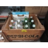 Image 1 : Wood Pepsi Crate with 12 Glass Bottles