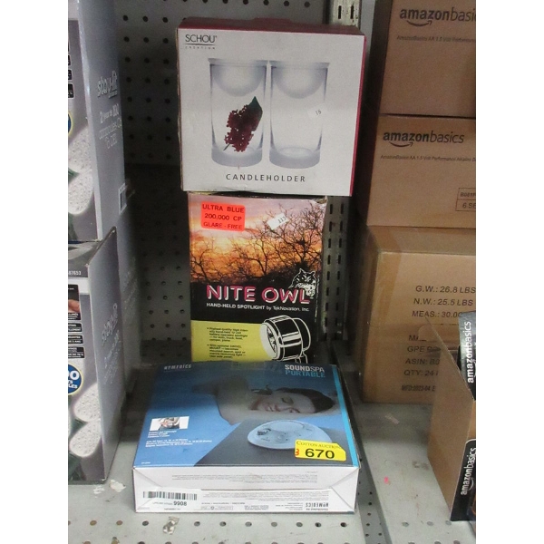 3 Assorted Preowned Household Goods 