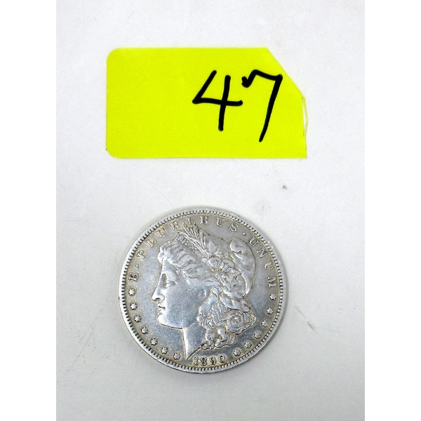 1890 Morgan Head American Silver Dollar 90% Silver 