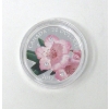 Image 2 : 2012 .9999 Silver 1 Oz Rhododendron & Crystals Coin 