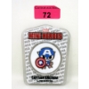 Image 1 : Limited Edition 1 Oz .999 Silver 2021 Marvel Mini Heroes Captain America Coin 