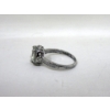 Image 2 : 1.7 CT Green Amethyst & Diamond Dinner Ring