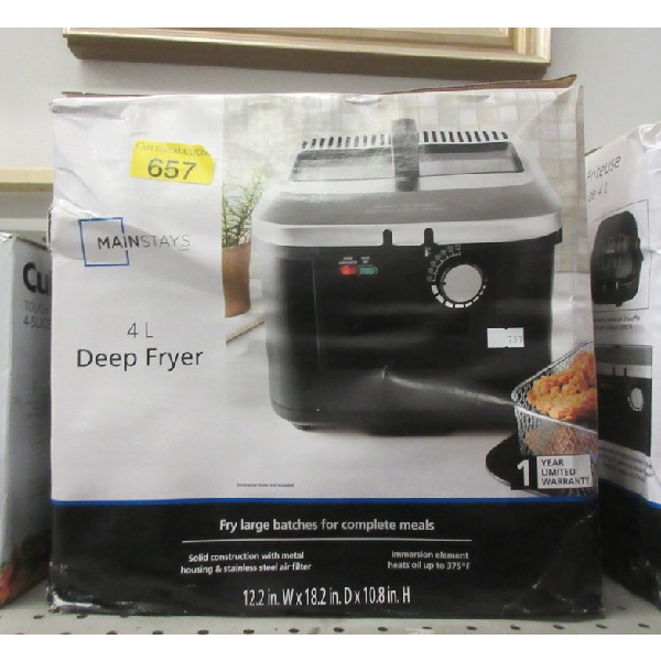 Mainstays 4 L Deep Fryer - Customer Return