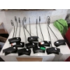 Image 1 : 10 Metal Plant Hanger Hooks - 20" Long