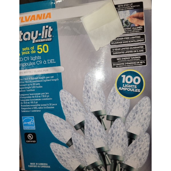 Sylvania Stay-Lit LED Lights - Customer Return 