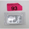Image 1 : 1 Oz .999 Silver Miner/Mule SilverTowne Bar 