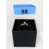 Image 3 : Estate 14KT Yellow Gold Ladies Diamond Ring