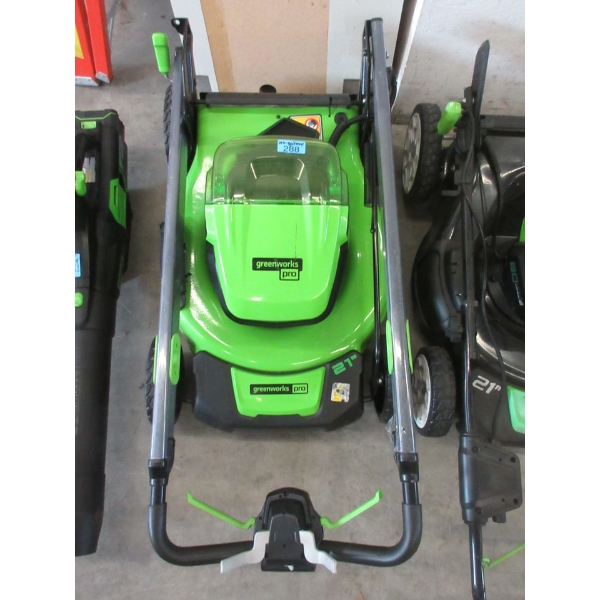 Greenworks Pro 21  Cordless Lawn Mower