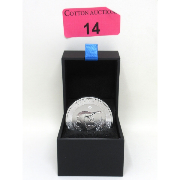 2 Oz .9999 Silver 2025 Canada Goose Coin 