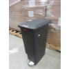 Image 1 : New Slim Black Locking Kitchen Trash Can - 40 L