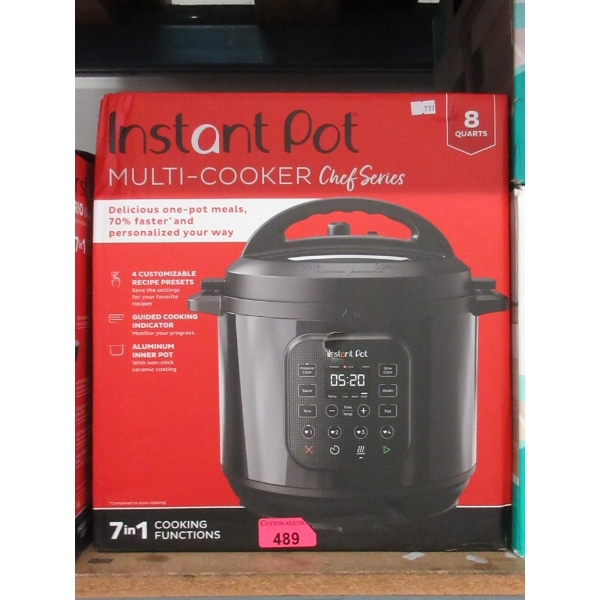 Instant Pot 8 QT Chef Series Multicooker