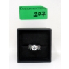 Image 3 : Aquamarine, Mystic Topaz & Diamond Ring