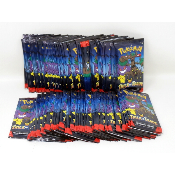 100 New Packs of Pokemon  Trick or Trade  Cards