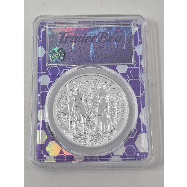Certified/Graded MS70 1 Oz .9999 Silver German Allegories Coin 