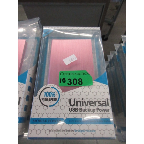 10 Universal USB Power Banks - Pink