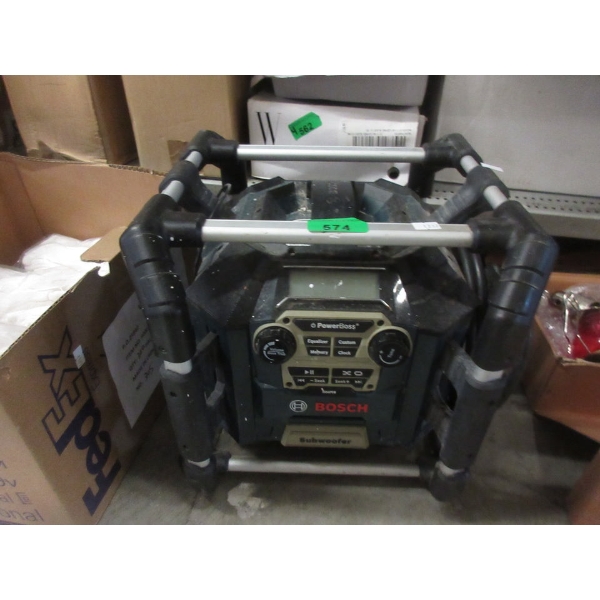 Bosch Power Boss Job Site Power Box/Radio