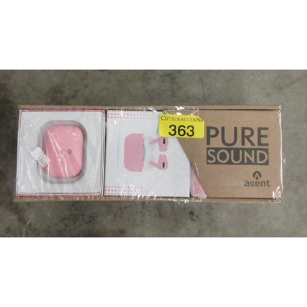 Box of 9 New Pure Sound Air Buds - Pink