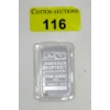 Image 1 : 1 Oz. Johnson Matthey .999 Silver Bullion Bar