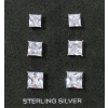 Image 1 : Brand New in Box 3 Pairs Sterling Silver Cubic Zirconia Earrings 