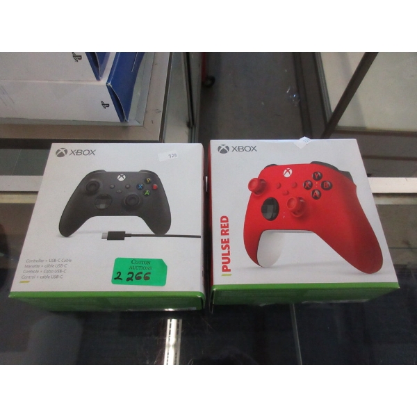 1 Wireless & Hybrid Xbox Controllers in Boxes 