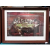 Image 2 : 2 Framed Prints of "Dogs Playing Poker" 