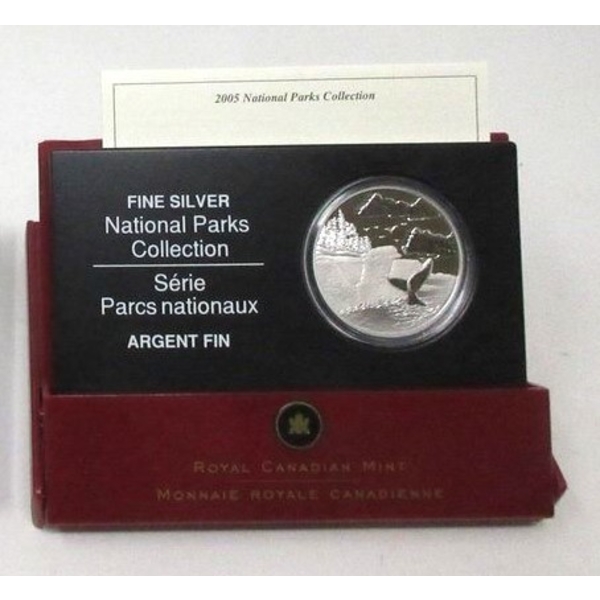 2005 .9999 Silver 1 Oz National Parks Collection Coin 