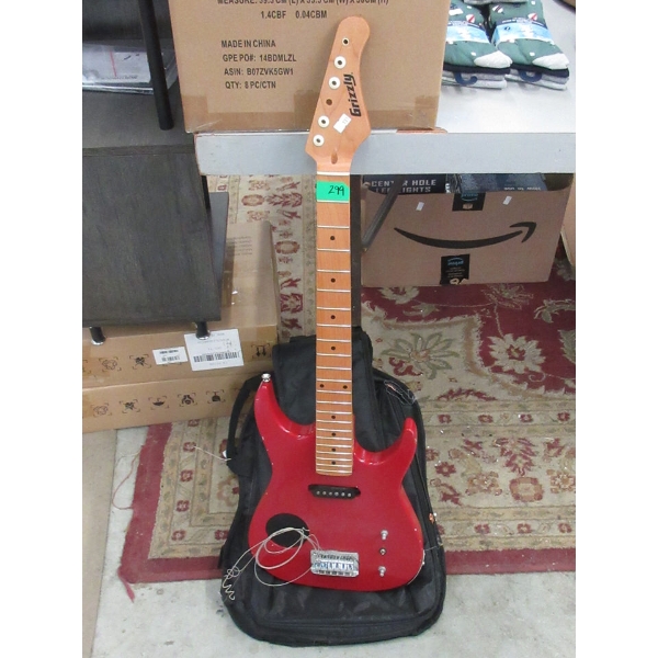 Grizzly Electric Guitar in Soft Case