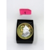 Image 1 : RARE 5 Oz .9999 Silver 2019 Inner Nature: Grizzly Bear Gold Plated Coin 