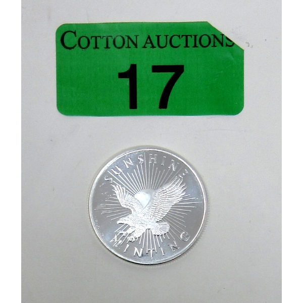 1/2 Oz .999 Silver Sunshine Minting Round 