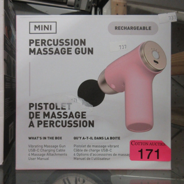 Pink Rechargeable Mini Massage Gun