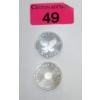 Image 1 : 2 x 1/2 Oz .999 Silver Sunshine Minting Rounds 