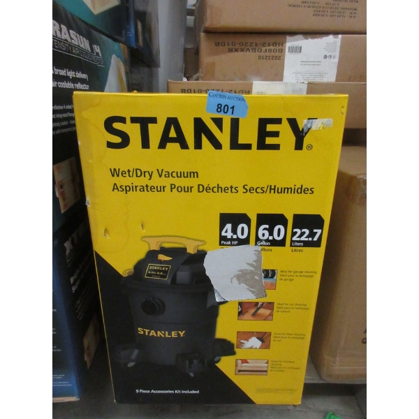 Stanley Wet/Dry Vacuum - 6 Gallon / 22.7 L