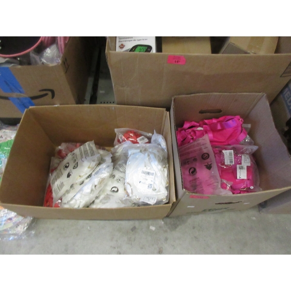 2 Boxes of New 4 Piece Ladies Bra & Garter Belt Sets