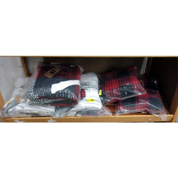 5 Assorted New S & Co. Throw Blankets