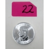 Image 1 : EARLY RELEASE First Mint 1 Oz .9999 Silver 2025 Maple Leaf Coin 