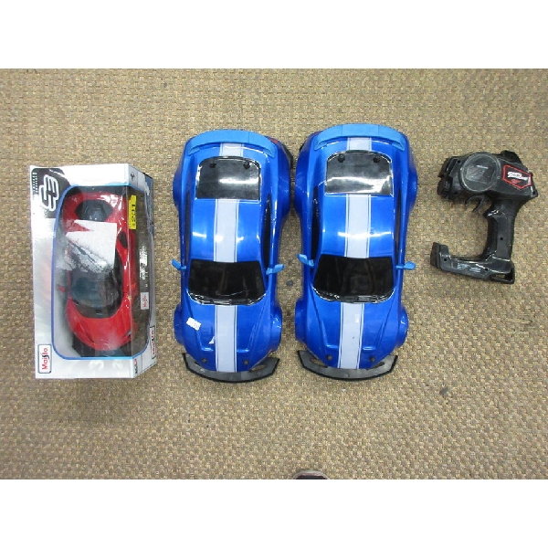 2 Fast & Furious RC Cars & 1 Maisto Diecast Car