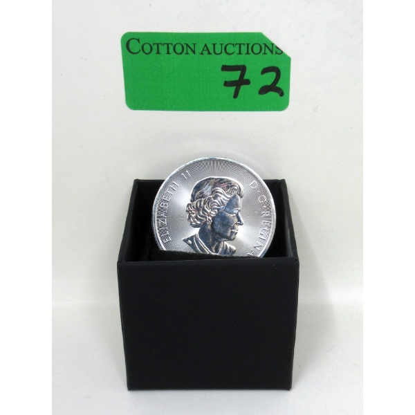 1/2 Oz .9999 Silver Canada Maple Leaves Coin 