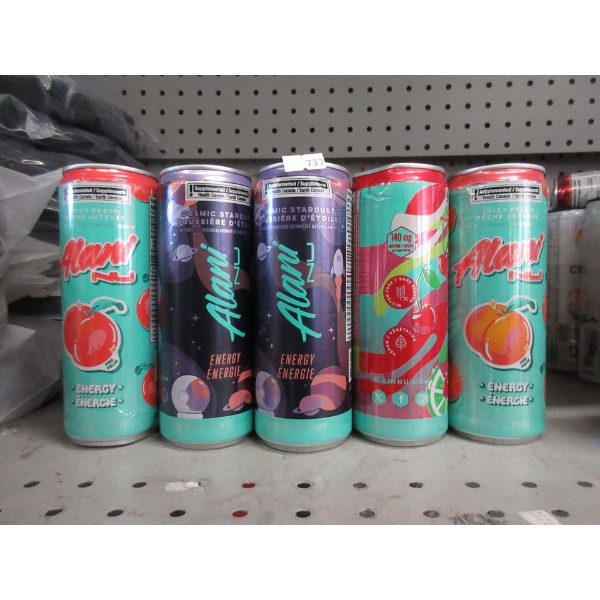 18 Dented Cans of Alani Energy Drink 
