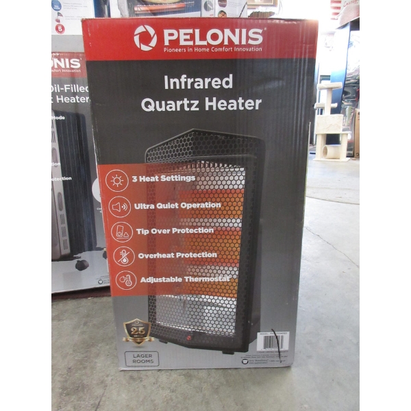 Pelonis Infrared Quartz Heater - 3 Settings