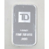 Image 1 : 1 Oz .999 Silver TD Bank Investor Bar 