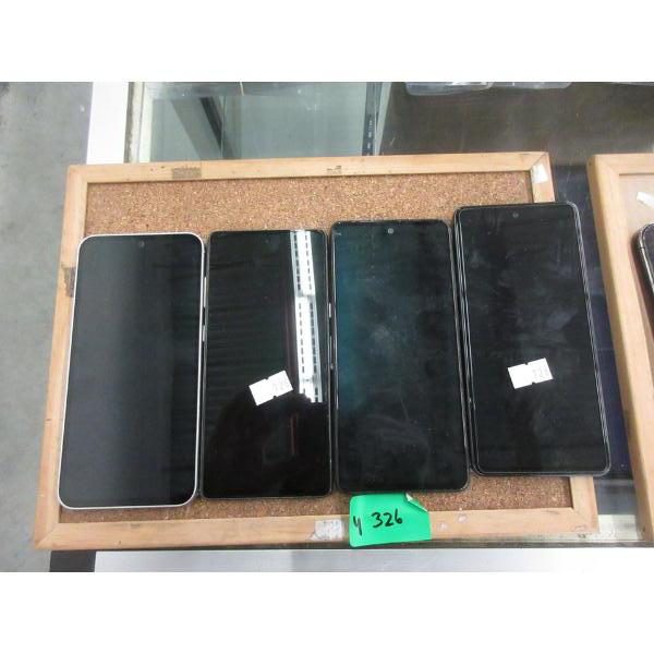 4 Assorted Preowned Android Cell Phones- As Is