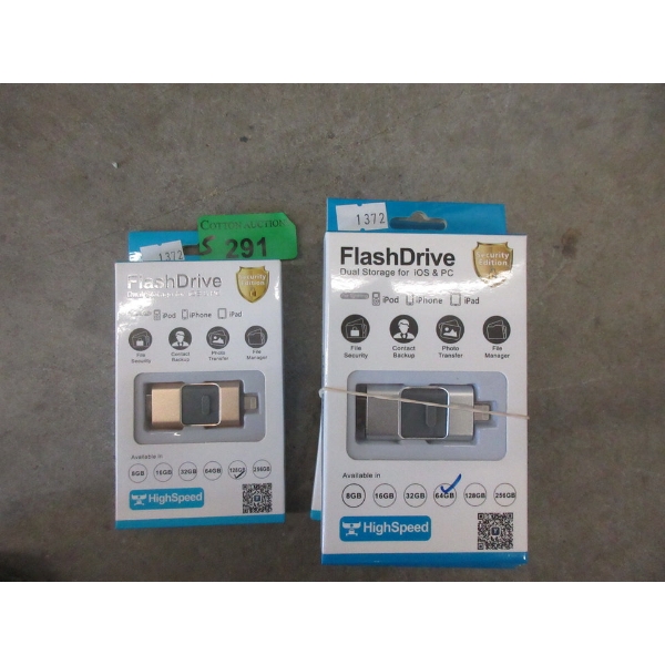 4 New 64GB & 1 x 128 GB Flash Drive for Apple Products 