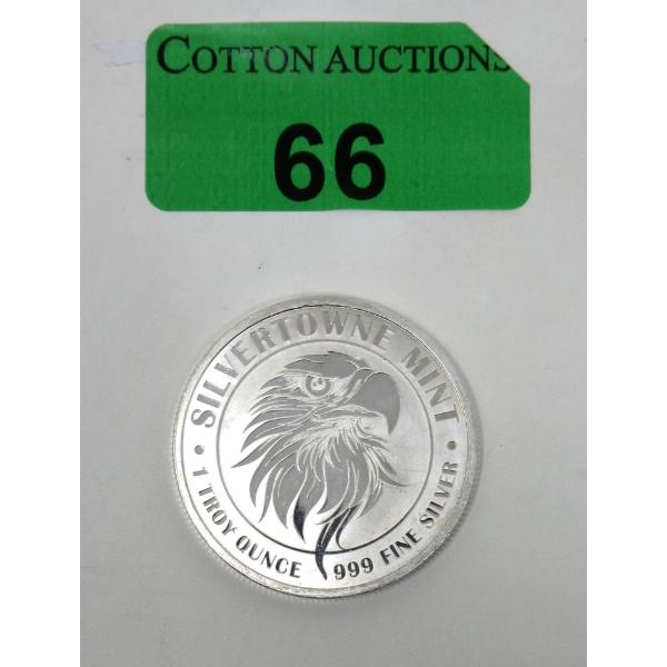 1 Oz .999 Silver Eagle Round 