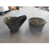 Image 1 : Vintage Coal Scuttle & Galvanized Bucket