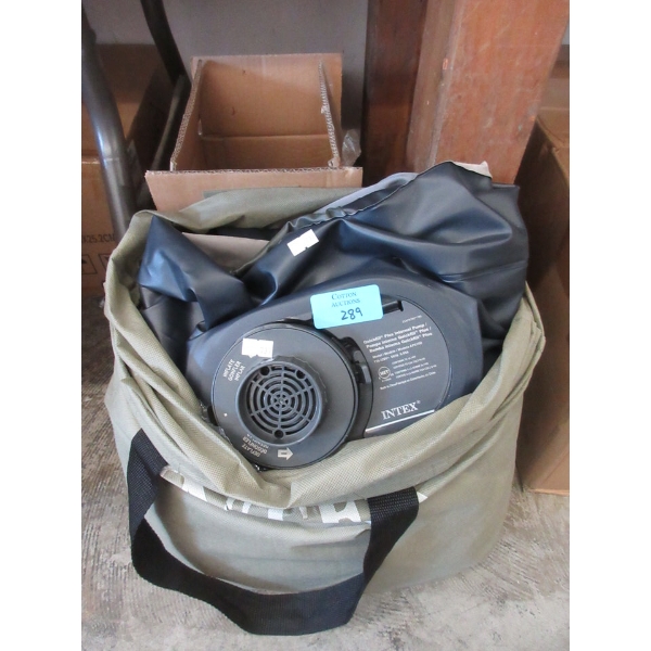 Intex Quick-Fill Inflatable Air Mattress in Bag 