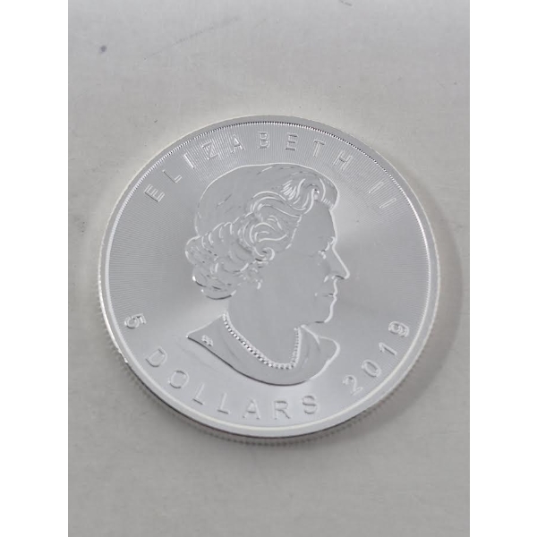 1 Oz .9999 Silver 2019 Canada Maple Leaf Coin 
