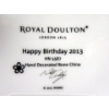 Image 4 : Royal Doulton 9.5" "Happy Birthday 2013" Figurine