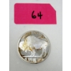 Image 1 : 1 Oz .999 Silver Indigenous/Buffalo Art Round 